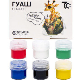 Гуашь Гамма 7С 6цв х 16мл 96мл 7С20602