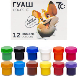 Гуашь Гамма 7С 12цв х 10мл 120мл 7С21203