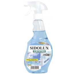 Засіб для миття вікон та скляних поверхонь Sidolux Crystal Антипар 500мл