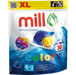 Капсулы для стирки MILL 30шт Color