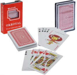 Карти гральні OKROYAL 54 шт пластик OKR2
