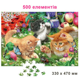 Пазли Кошенята та Жучки 500 елементів