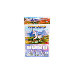 Конструктор дерев'яний 3D PuzzleOK TURBO UNICORN 29 елементів пакет Puz-00970