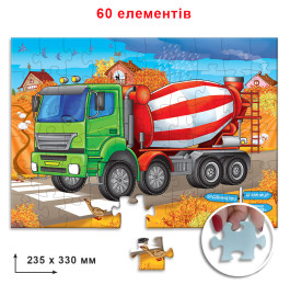 Пазли Бетонозмішувач 60 елементів