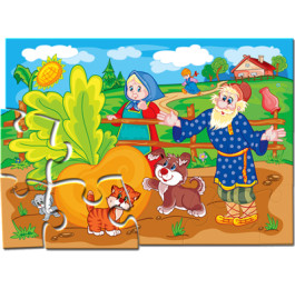 Игра-пазл Репка 12 элементов в коробке