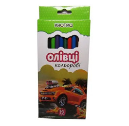 Карандаши цветные KNOPKA 12цв 55602-KN