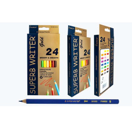 Олівці кольорові Marco 24кол Superb Writer Gold E4100G-24CB