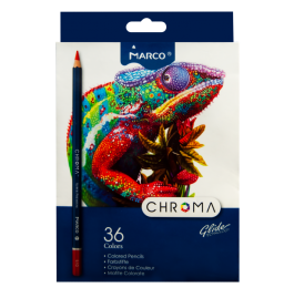 Олівці кольорові Marco 36кол Chroma 8010-36CB