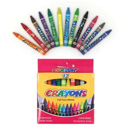 Олівці воскові Crayons 12кол 8496-12