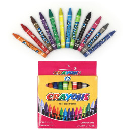 Олівці воскові Crayons 12кол 8496-12