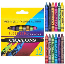 Олівці воскові Crayons 12кол 8496-12