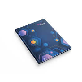 Книга учета Аркуш А4 96л Абстракция 1В2996
