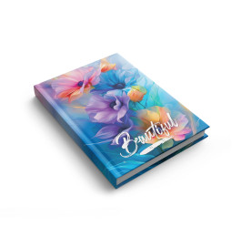 Книга обліку Аркуш А4 192арк Квіти 1В3464
