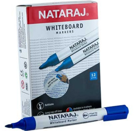 Маркер перманентний Nataraj синій круглий 2мм 210801012