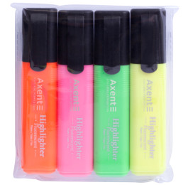 Набір маркерів Highlighter AXENT 1-5мм 4шт 2531-40-А