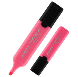 Маркер Highlighter AXENT 1-5мм рожевий 2531-10-A