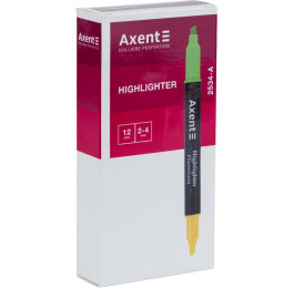 Маркер Highlighter Dual Delta by Axent 2-4 мм оранжевый и желтый 2534-12-A