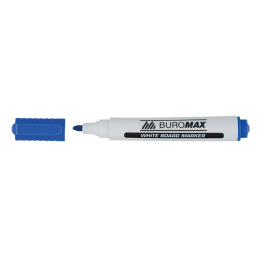 Набір маркерів BuroMax для білої дошки с губкой  BM.8800-84