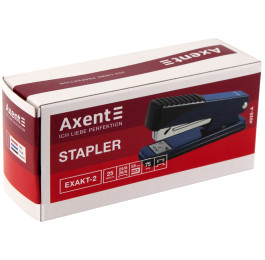 Степлер Exakt-2 Axent №24 25арк металевий червоний 4925-06-A