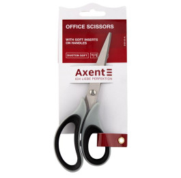 Ножницы Axent 165мм Duoton серо-черные AX6101-01