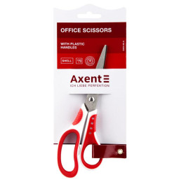 Ножиці Axent 180мм Shell червоні  6304-06-А