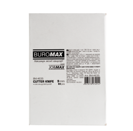 Ніж канцелярський BUROMAX 9мм пластик ВМ.4635
