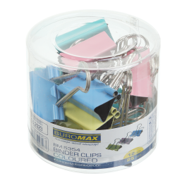 Біндер BUROMAX 25мм асорті BM.5354