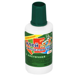 Клей канцелярский Эталон-С 70г с кисточкой 58031