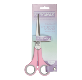 Ножиці BUROMAX прогумовані ручки 17см ВМ.4504