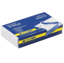 Скоби BUROMAX №24/6 1000шт ВМ.4402