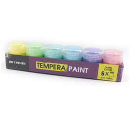 Фарби водорозчинні TEMPERA Art Rangers 6кол 15мл Pastel РТ11С.06015.А