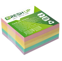 Блок паперу Класика Fresh Up 85х85мм асорті 400арк проклєен