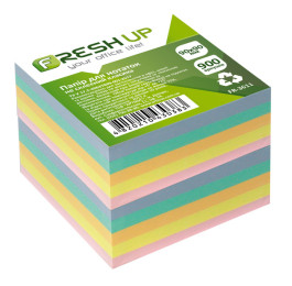 Блок паперу Класика Fresh Up 90х90мм асорті 900арк не проклєен
