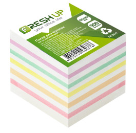 Блок паперу Fresh Up 90х90мм асорті 900арк не проклєен