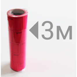 Цінник Leader 29х36мм прямокутний 3м малиновий LR181220