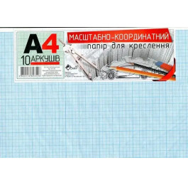 Міліметрівка Рюкзачок А4 10арк синій УП-175