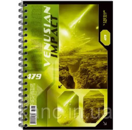 Блокнот Графика А4 80л клетка боковая спираль ТА4280