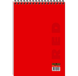 Блокнот Графіка А4 60арк клітинка верхня спіраль COLOR ВА4460