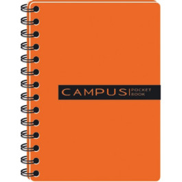 Блокнот Графіка В6 120арк клітина 3 розподілу CAMPUS Pocketbook помаранчевий РВ63120-810