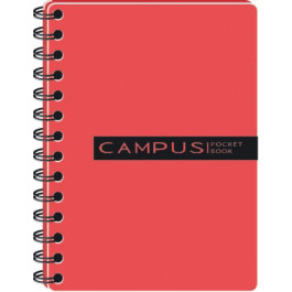 Блокнот Графіка В6 120арк клітина 3 розподілу CAMPUS Pocketbook рожевий РВ63120-810