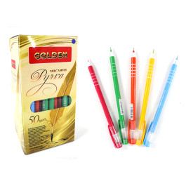 Ручка масляная Goldex синяя Golden Lovely 014175