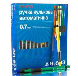 Ручка кулькова автомат AIHAO синій АН-503