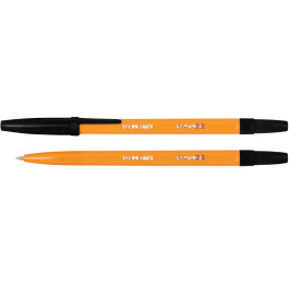 Ручка кулькова Economix Range чорна E10138-01