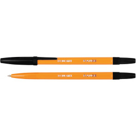 Ручка кулькова Economix Range чорна E10138-01