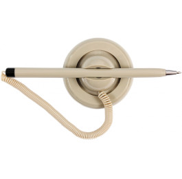 Ручка шариковая на подставке POST PEN Economix корпус серый синяя E10118