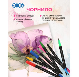 Набор лайнеров ZiBi 12цв двусторонний пенал KIDS LINE ZB.2851