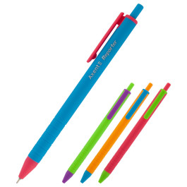 Ручка масляна автоматична Axent 0,7мм Reporter Color синя AB1069-02-A