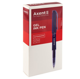 Ручка гелевая Axent AUTOGRAPHE 0.5мм синяя AG1007-A