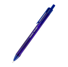 Ручка масляна автоматична Axent Tri-Grip 0.7мм синя AB1081-02-А
