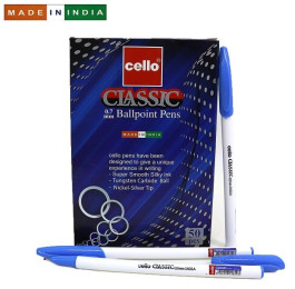 Ручка масляна Cello Classic 0,7мм синя CLASS-BL